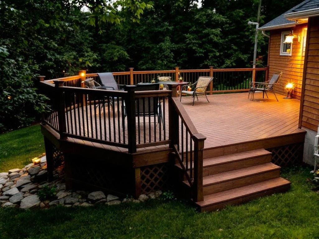 Make your Dream Deck a Reality Today in Billerica, MA! The perfect deck installation is taking place in a residence near Billerica, MA.