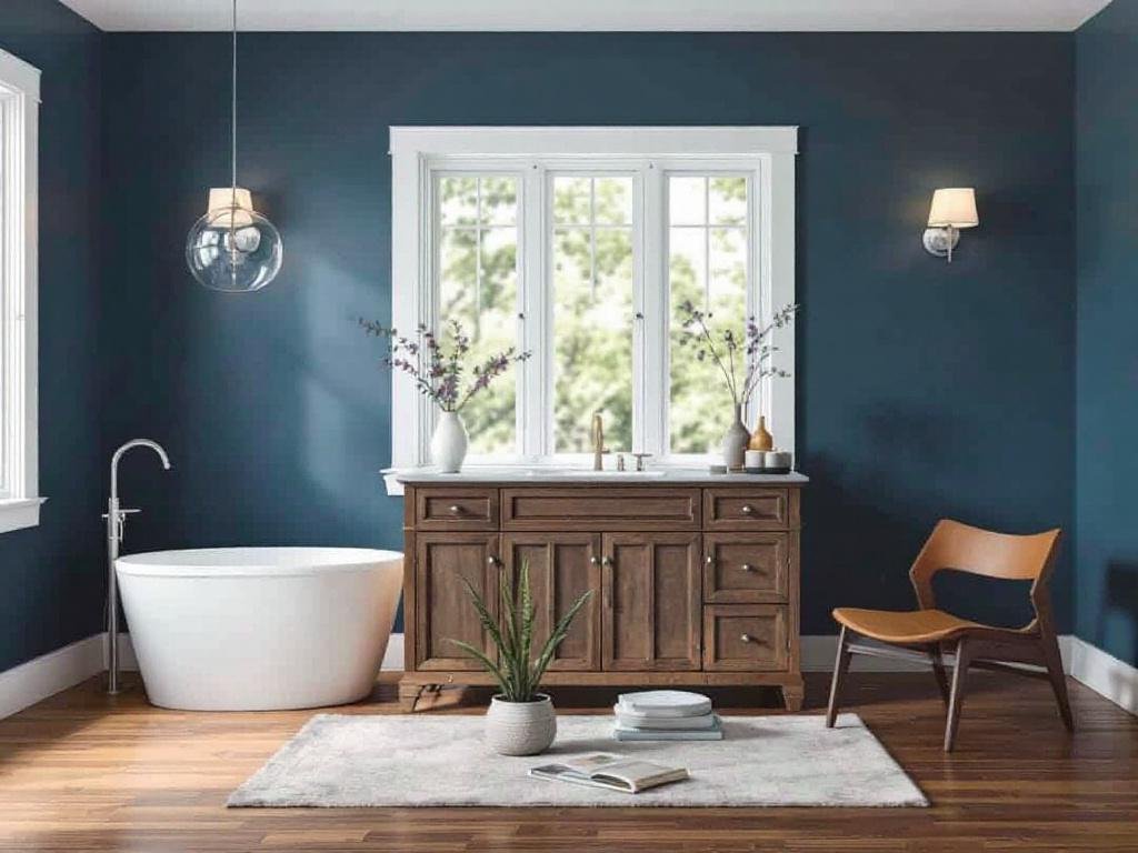 Contemporary Interior Painting in Bedford, MA: Enliven Your Spaces Refreshing and modern interior painting in a contemporary Bedford, MA home.