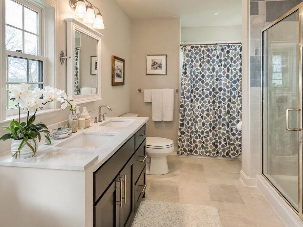 Unleash a Brand New Bathing Experience with Canton's Top Bathroom Remodelers. Professional bathroom remodeling service in Canton, MA enhancing a bathroom’s look and feel.