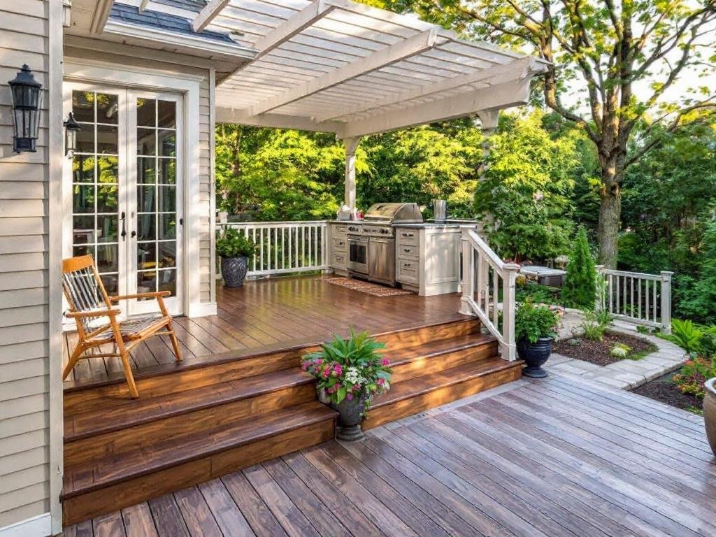 Refresh and Renew Your Outdoor Living Space with Expert Deck Remodeling in Westwood, MA. Exterior design transformation focused on deck remodeling in Westwood, MA