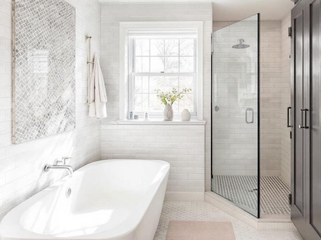 Perfecting Bathroom Remodels with Premium Tile Installations - Find Contractors near Milton, MA. Alt Text: Professional tile installation contractors near Milton, MA working on a dream bathroom remodeling project.