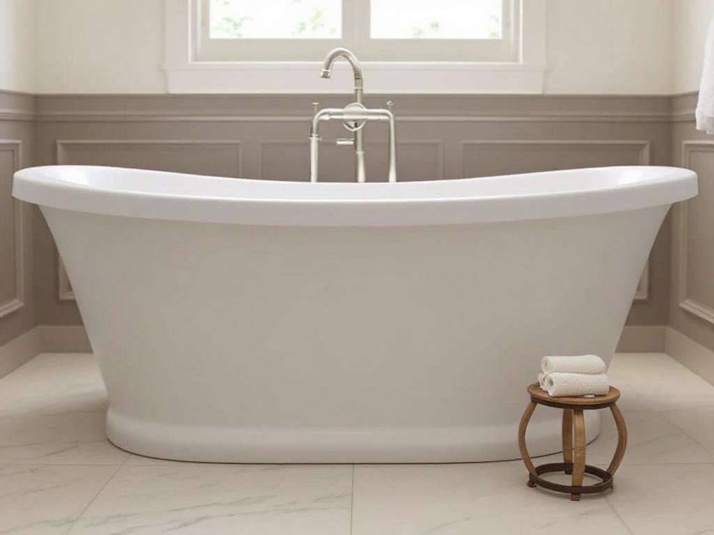 Unbelievable Transformation: Our Modern-Oriented Bathroom Remodel Redefining Luxury! Sleek and contemporary bathroom renovation featuring a gorgeous bathtub.