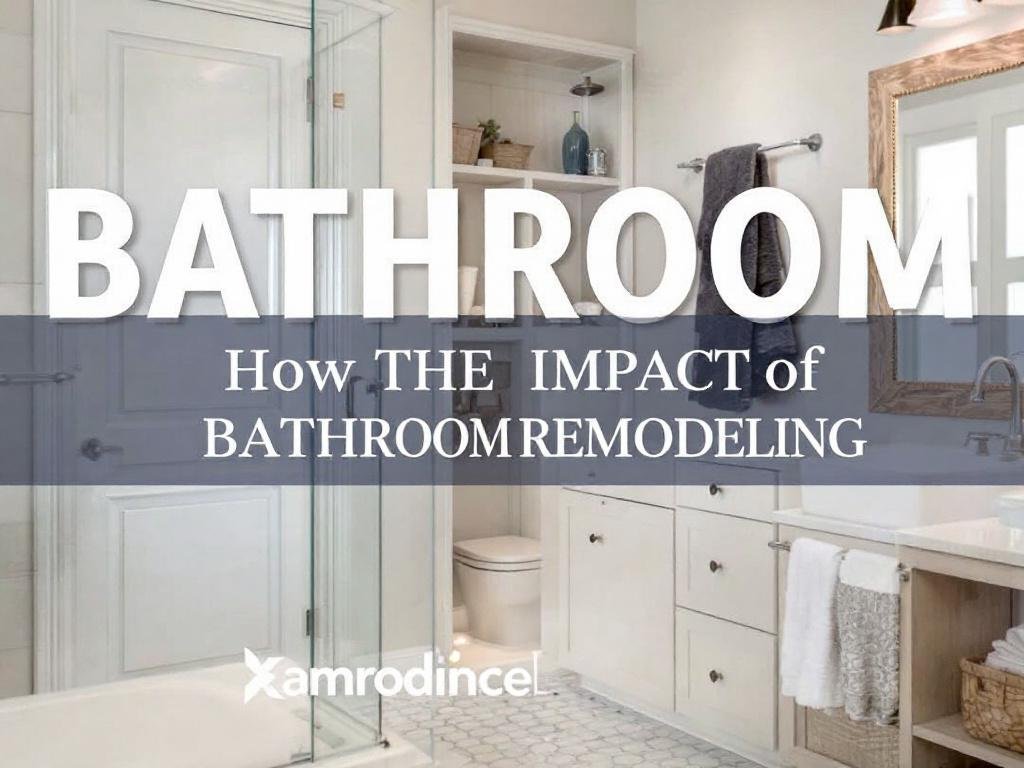Caption: Experience the magic of change with our newest contemporary bathroom remodeling designs. Embrace the new and transform your space. An image showcasing the transformative effect of modern and contemporary bathroom remodeling.