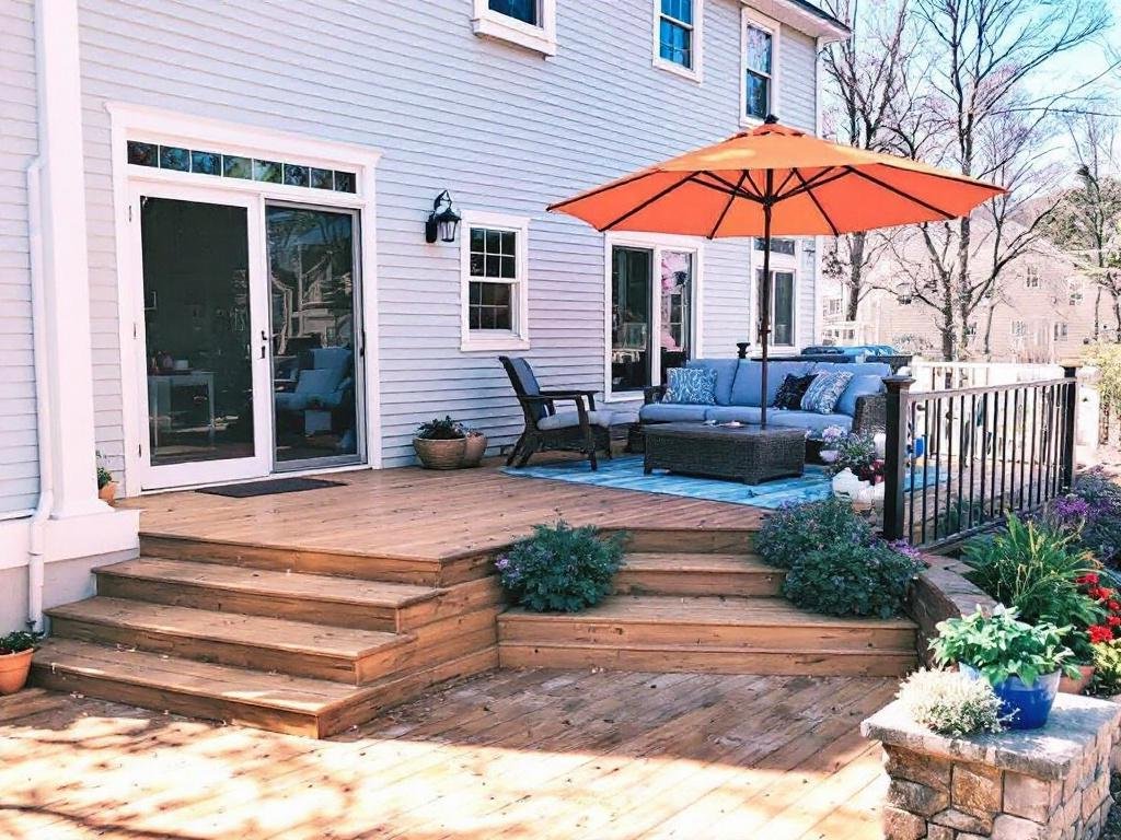Exquisite Deck Installations Revamping Outdoors in Sudbury, MA. Deck installation transforming outdoor space near Sudbury MA.