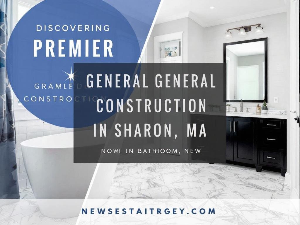 Caption: Experience the marvel of refined construction by top-tier contractors in Sharon, MA ushering in a new era of modern design. Image showing the front view of a modern, contemporary construction project by top-tier contractors in Sharon, MA.