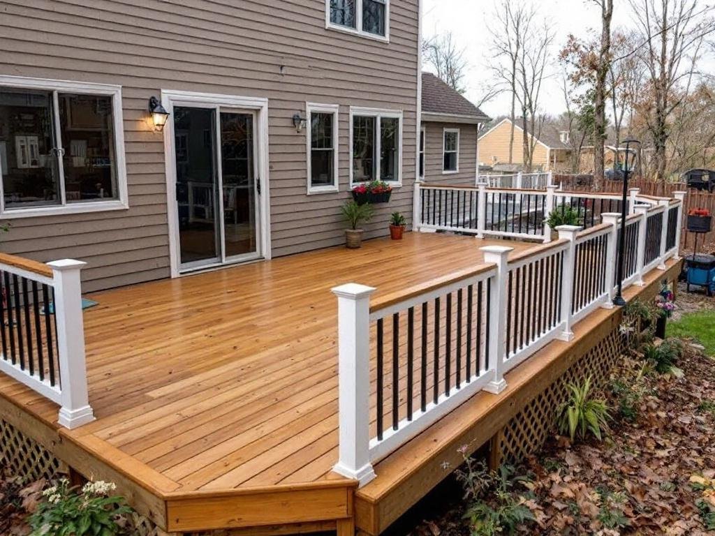 Expert deck installation offering exceptional outdoor living close to Burlington, MA