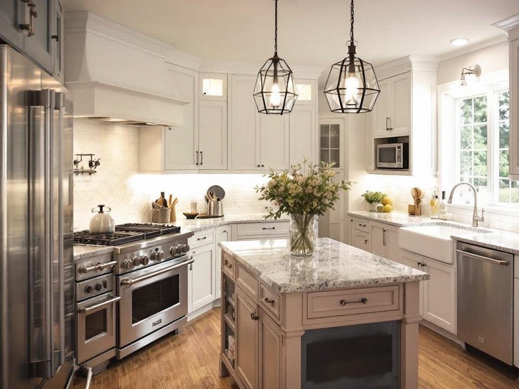 An image featuring an ultimate guide to hiring local kitchen renovation contractors in Bedford, MA, specializing in modern and contemporary designs.