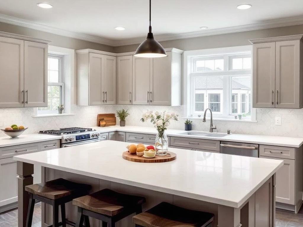 Premium Kitchen Remodel Contractors in Woburn, MA – Your Ultimate Solution! Professional kitchen remodel contractors working on a modern design in Woburn, MA.