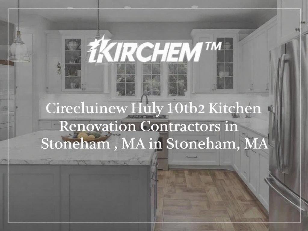 A modern, contemporary-designed kitchen renovated by exceptional contractors near Stoneham, MA.