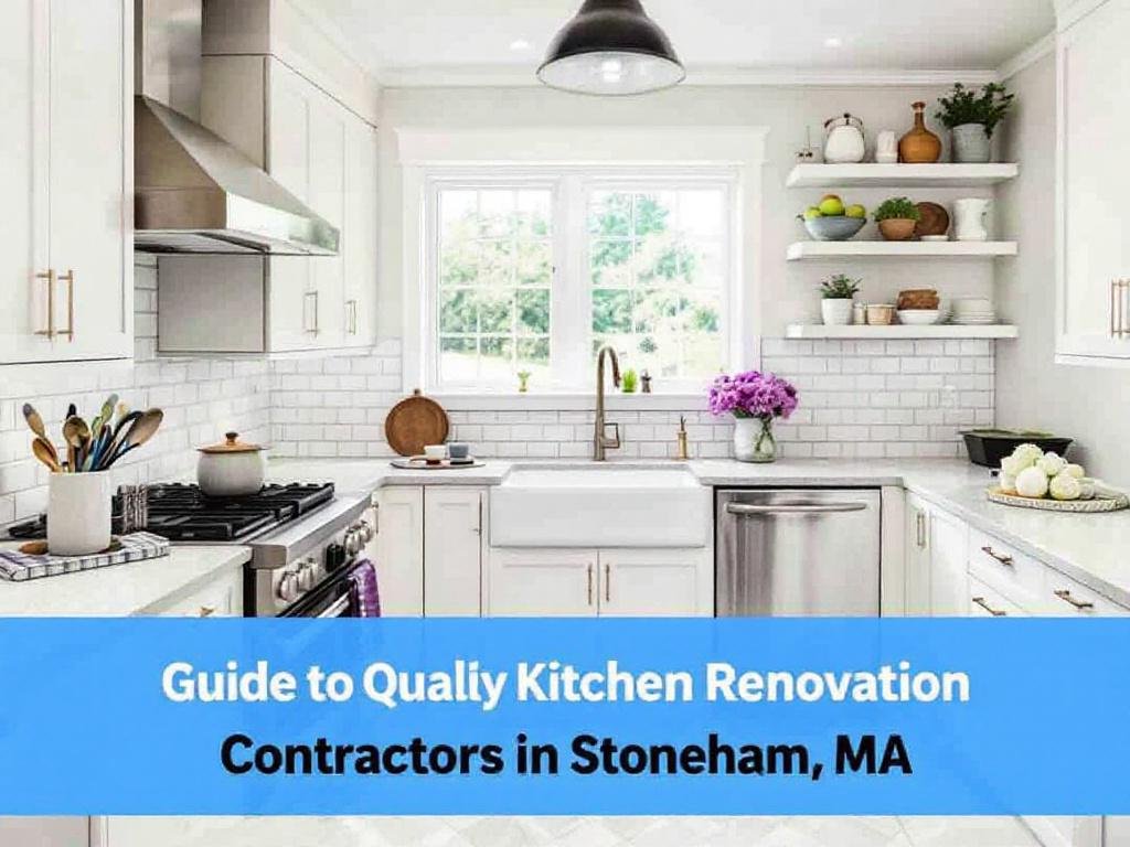 'Kitchen remodeling contractor's guide for Stoneham, MA residents'.