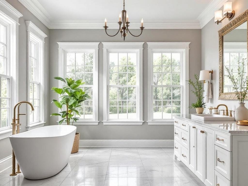 Professional interior painting in Natick, Massachusetts showcasing a modern, contemporary design.