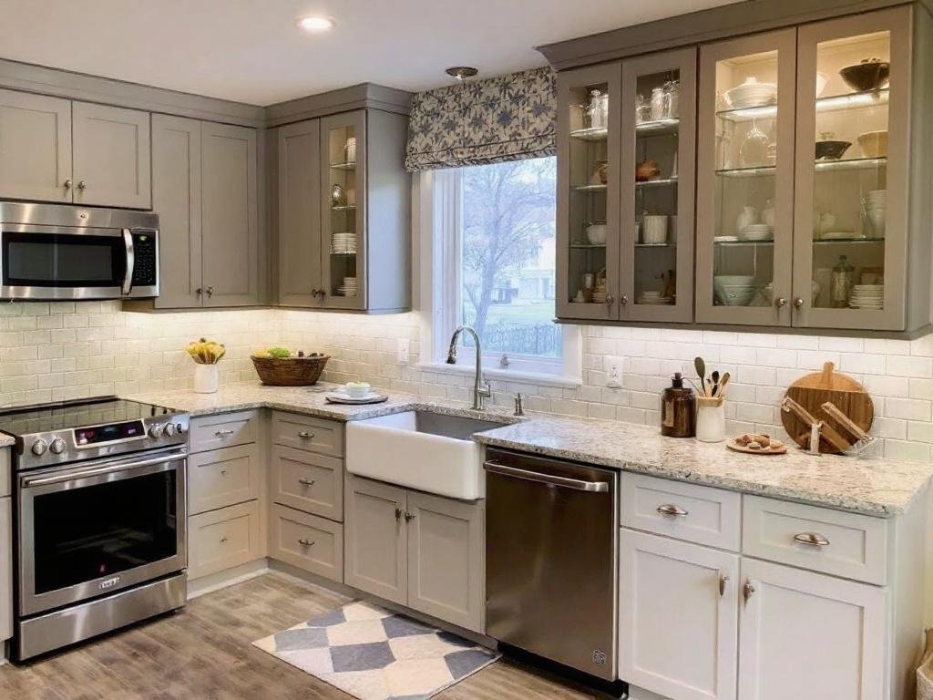 Alternative text: A modern and contemporary kitchen redesigned by the best renovation contractors near Malden, MA.