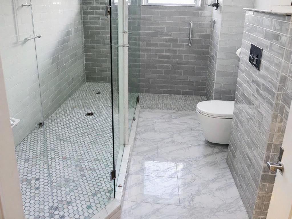 Alt Text: Professional service from tile installation companies upgrading homes in Newton, MA