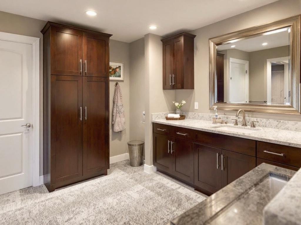 Expert basement remodeling services in Medfield showcasing a modern transformed basement space.