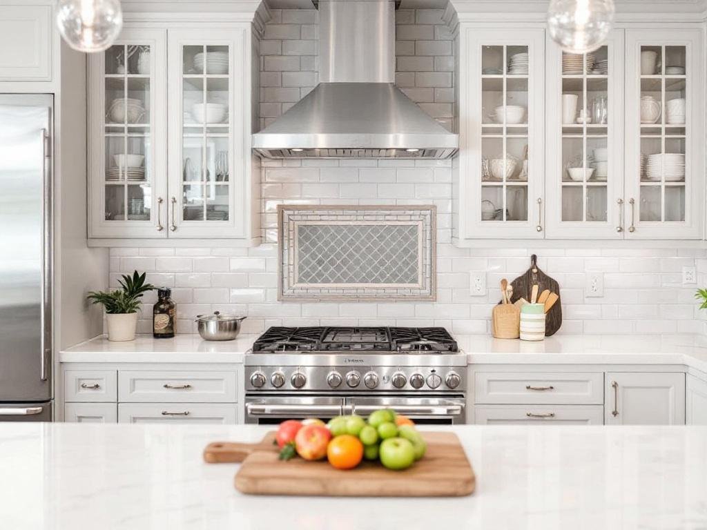 Image showcasing the stunning modern kitchen remodeled by top-rated contractors in Welley, MA.