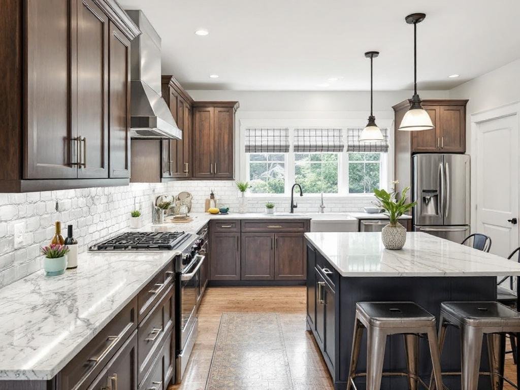 Caption: Revamp your culinary passion! Get a modern, contemporary kitchen transformation from our top-rated kitchen remodelers in Weymouth MA. Top-rated kitchen remodelers transforming a kitchen in Weymouth MA with a modern and contemporary design.