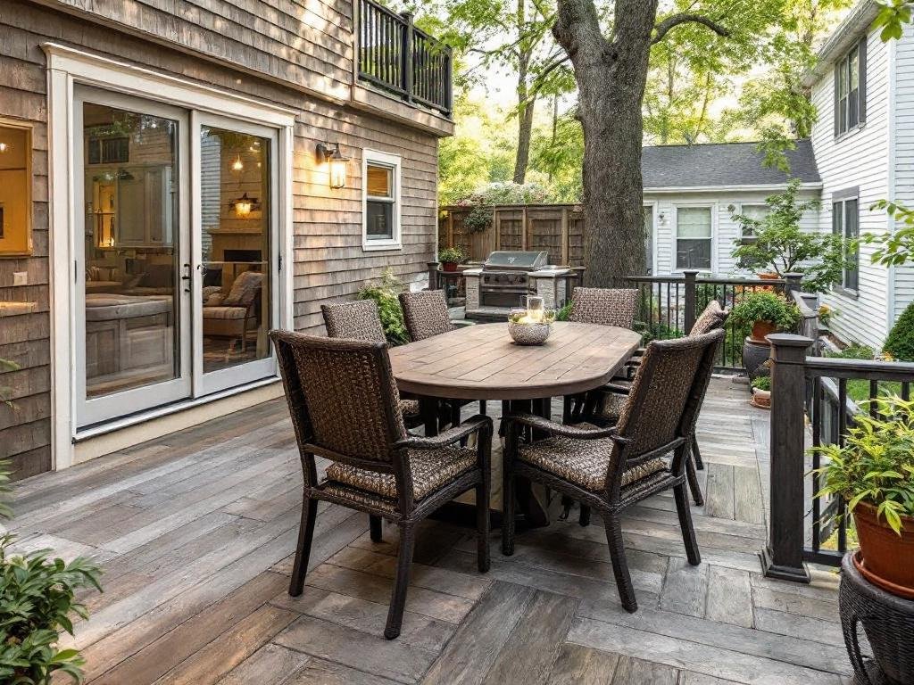 Quality Deck Building Services in Boston, MA. Professional deck contractors performing their craft in Boston, MA.