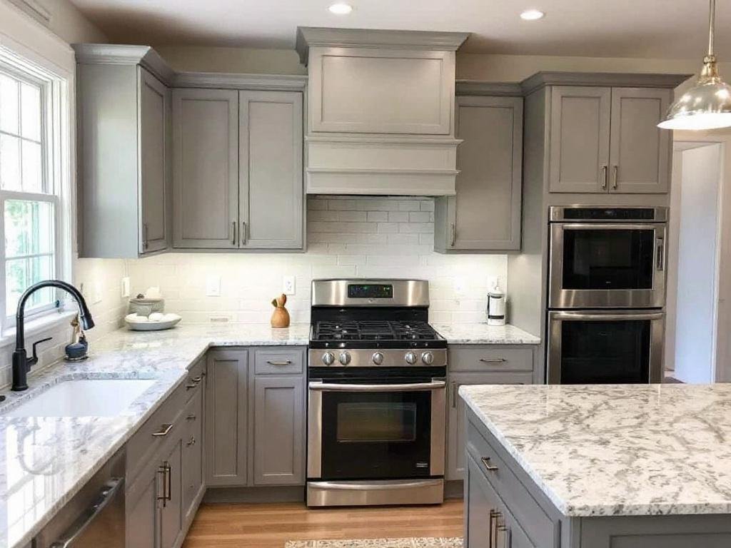 An accomplished kitchen remodeling contractor in Sharon, MA working on a top-notch design.