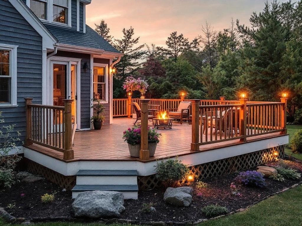 Professional deck installation service in Dover, MA.