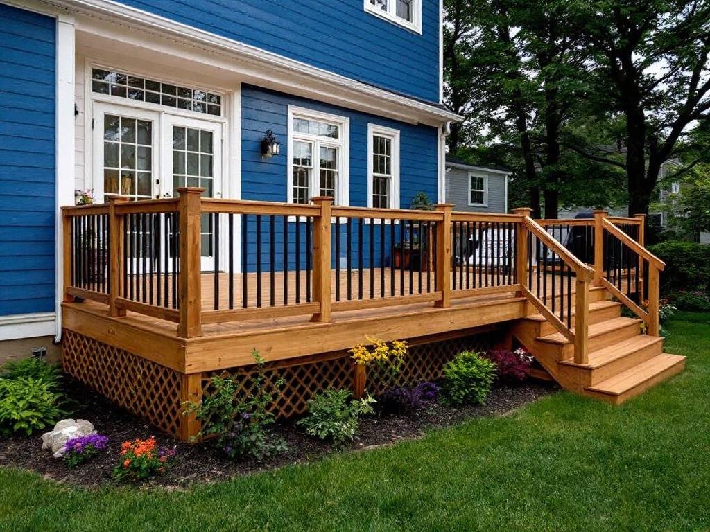 Caption: Expert deck construction contractors in Newton, MA delivering modern and contemporary designs, redefining your outdoor living experience. Experienced deck construction contractors in Newton, MA transforming outdoor spaces with modern, contemporary designs.