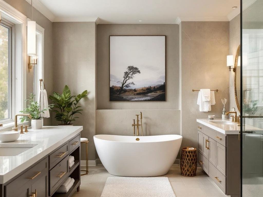 Image of a beautifully remodeled bathroom by expert services.