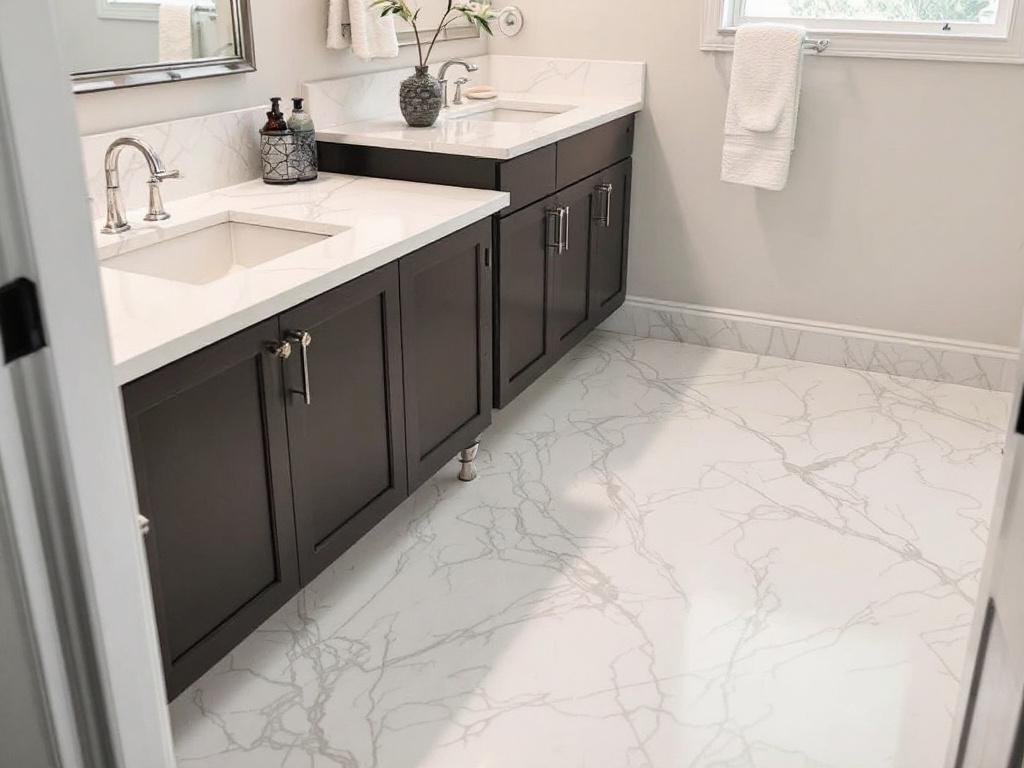 Redefining Bathroom Aesthetics in Newton, MA with Epoxy Coatings Epoxy coating bathroom transformation in Newton, MA