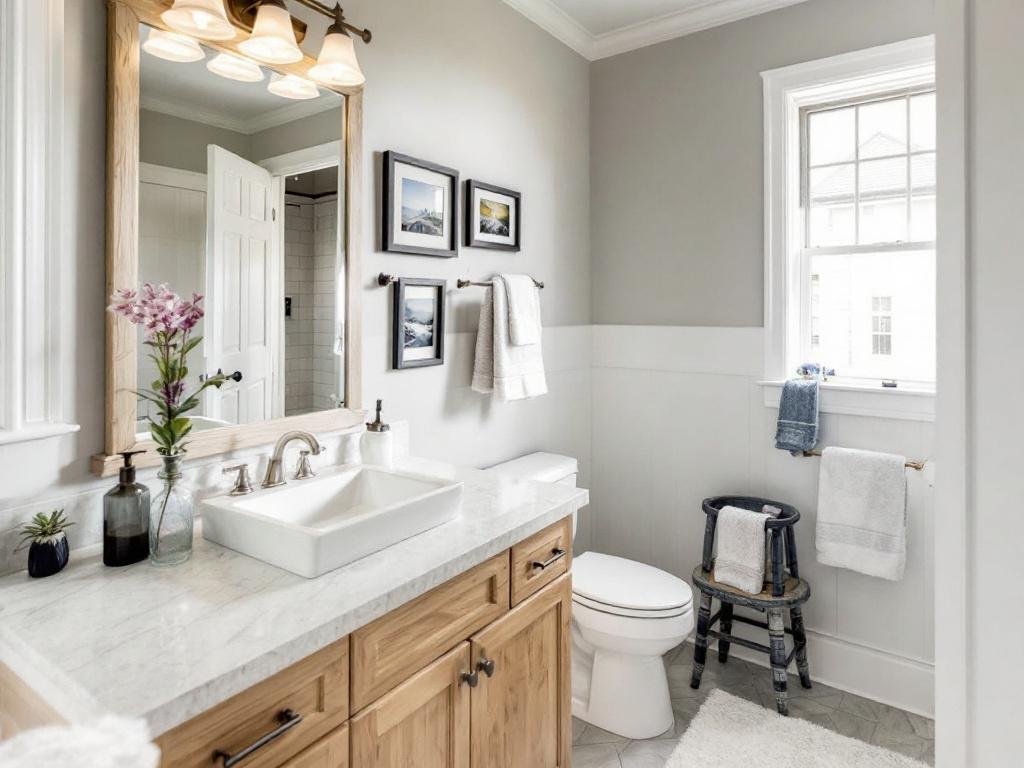 Caption: Transforming The Art of Home - Crafting Contemporary Spaces in Milton, MA. Professional interior painters working on transforming a home in Milton, MA with modern and contemporary designs.