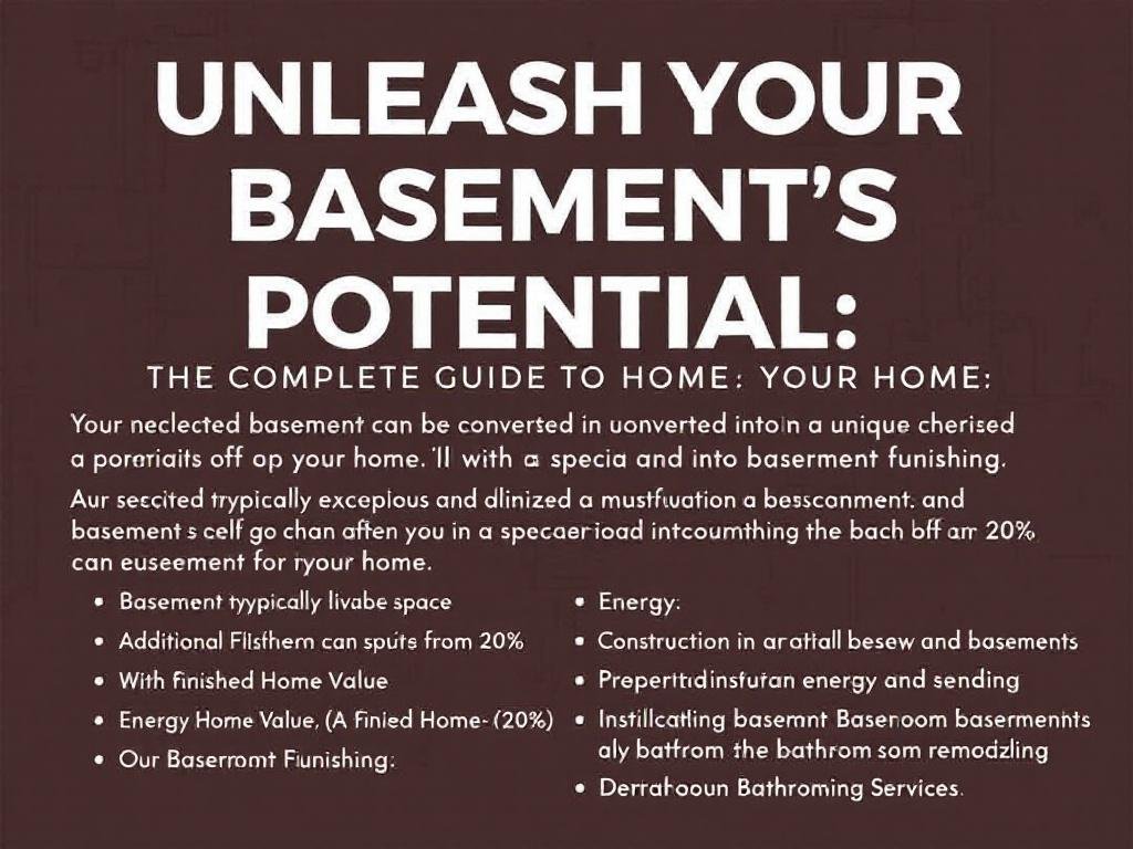 Your Comprehensive Guide to Contemporary Basement Transformations. A guide to modern basement finishing for transforming and upgrading your space.