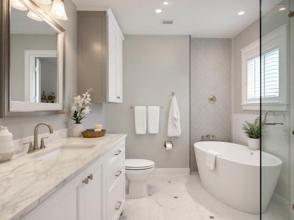 Revolutionize Your Home with Chic Basement Designs by Bedford Contractors. Contemporary design basement modelling by top contractors in Bedford, MA.