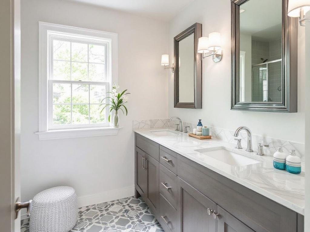 Professional remodeling contractors near Boston, MA, specializing in modern, contemporary bathroom renovations.