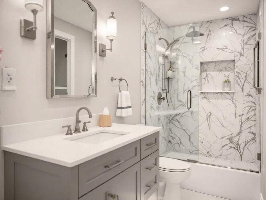 A refined and elegant bathroom remodel in Canton, MA reflecting your ideal design.