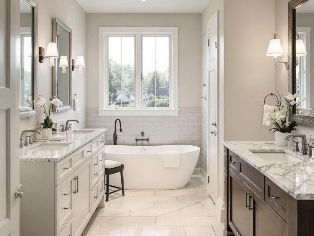 Premium Bathroom Remodelling in Needham, MA – Uniting Modernity and Elegance Transformative bathroom remodeling by Bathroom Contractors Needham MA featuring advanced, contemporary design elements.
