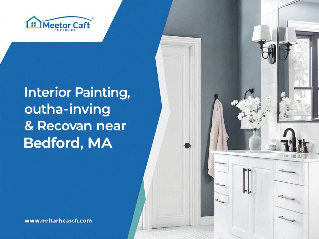 Revamping Homes with Captivating Interior Painting in Bedford, MA. Artistic interior painting techniques transforming homes in Bedford, MA.