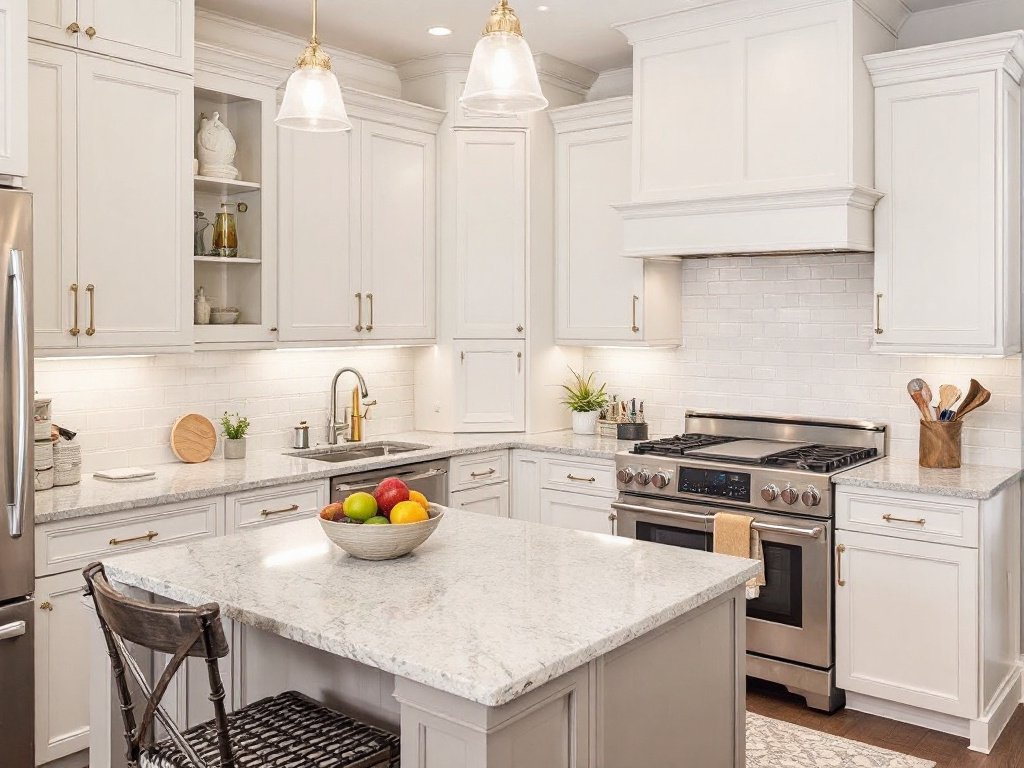 A consultation session with professional kitchen contractors in Boston, MA.