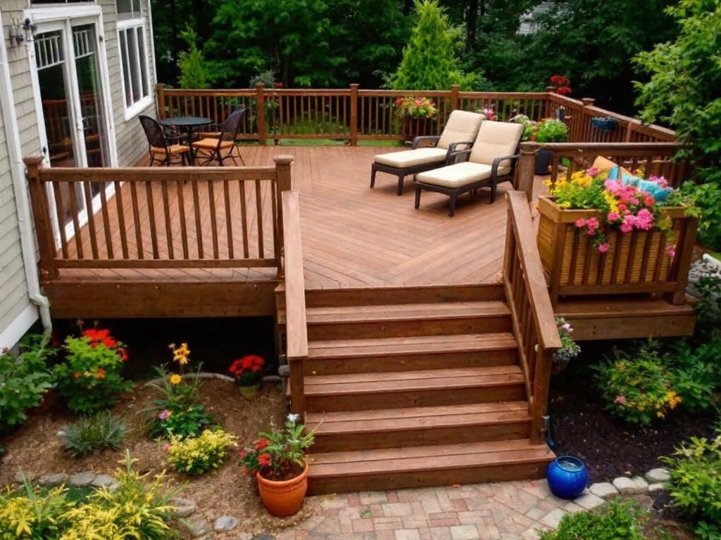 The Best Deck Construction Contractors in Weston, MA Professional deck construction contractors hard at work in Weston, MA.