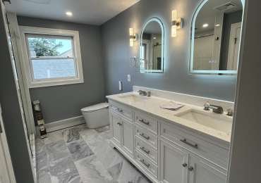 Master Bathroom Renovation in Waltham | Walk-In Shower & Modern Design