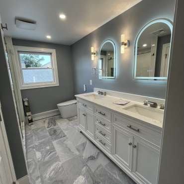 Master Bathroom Renovation in Waltham | Walk-In Shower & Modern Design