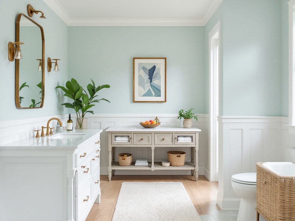 Caption: Discover a whole new depth in your interiors with our exceptional interior painting services available near Wellesley, MA. Experience modernity and style like never before. Modern, sophisticated interior painting near Wellesley, MA enhancing the elegance of a contemporary home design.