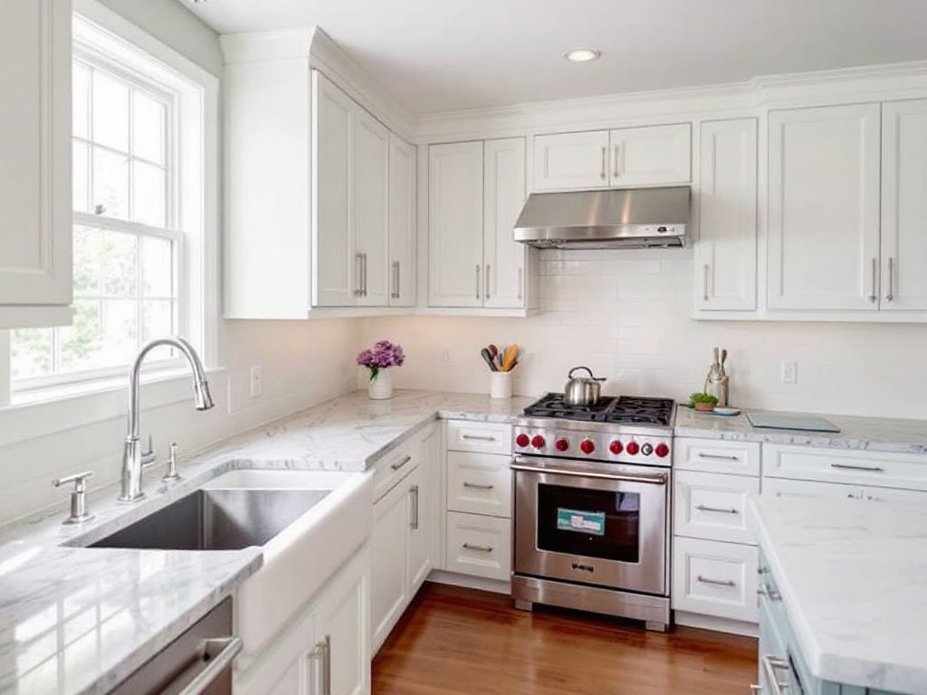 Alternative text: Professional kitchen remodeling masters near Newton MA.