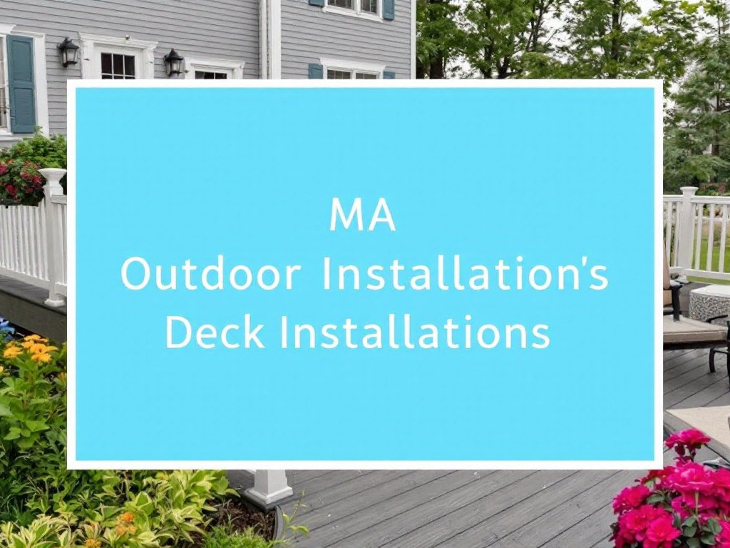 Alt Text: Newly installed outstanding deck near Billerica, MA offering a refined experience of outdoor living.