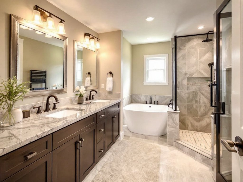 Remodeling professionals in Lexington, MA working on an exquisite modern basement renovation.
