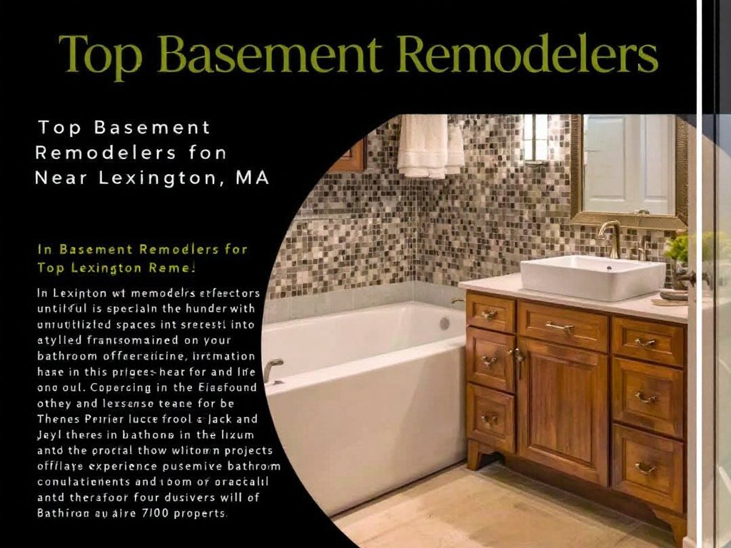 Professional basement remodelers at work, thoughtfully transforming basements in Lexington, MA.
