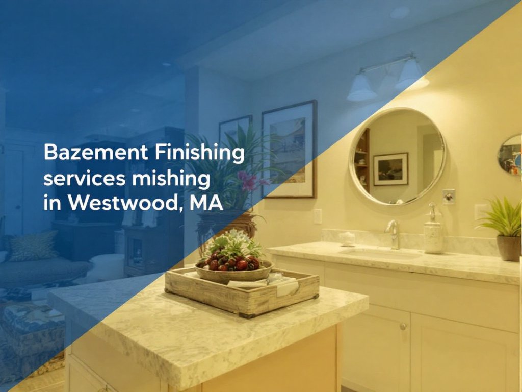 Outstanding Basement Renovation Completed in Westwood, MA. Basement finishing project completed with top quality near Westwood, MA.
