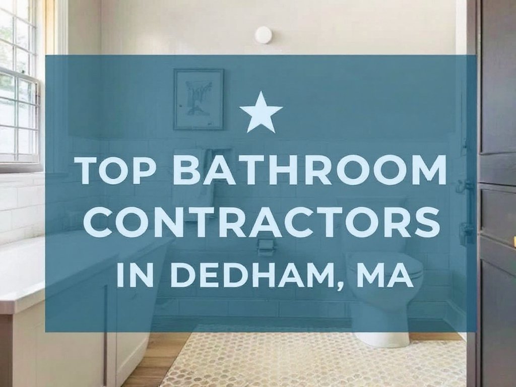 A modern and contemporary designed bathroom by top bathroom contractors near Dedham, MA.