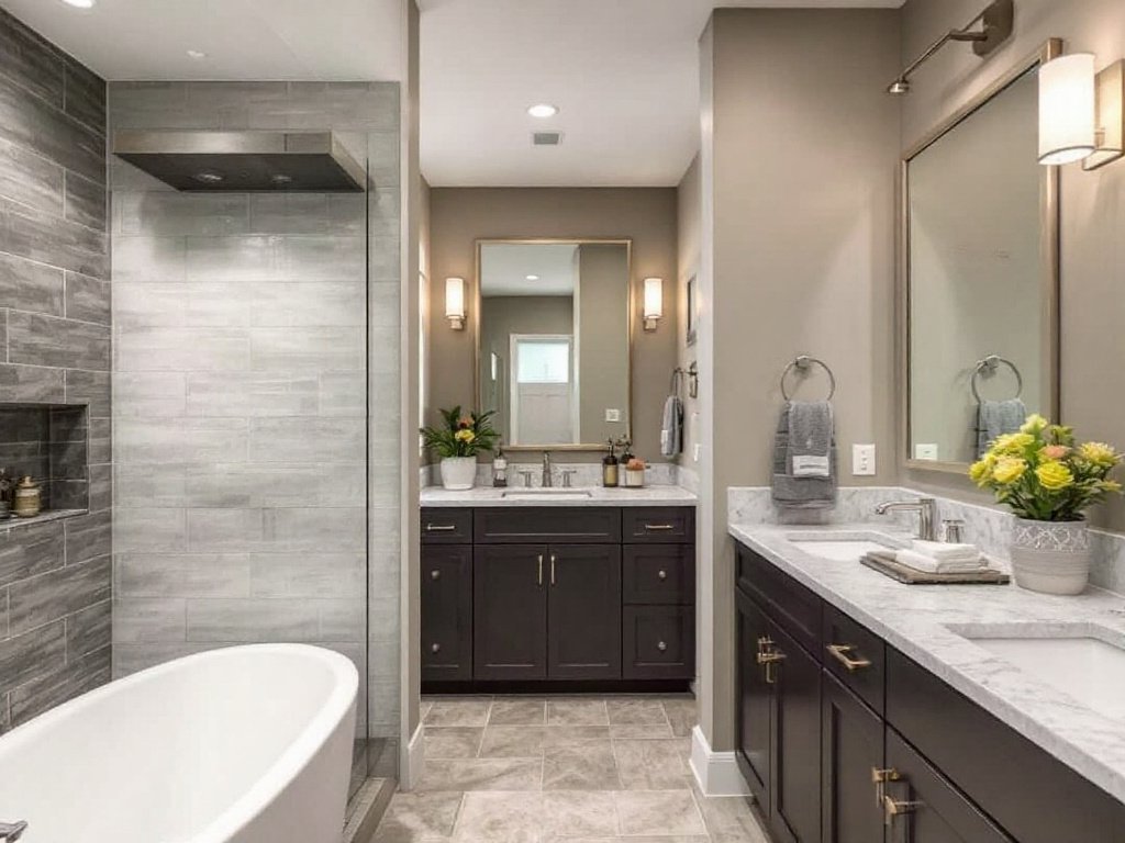 Luxurious Basement Remodeling Services in Needham, MA. Luxurious and transformed basement, expertly remodeled in Needham, MA.