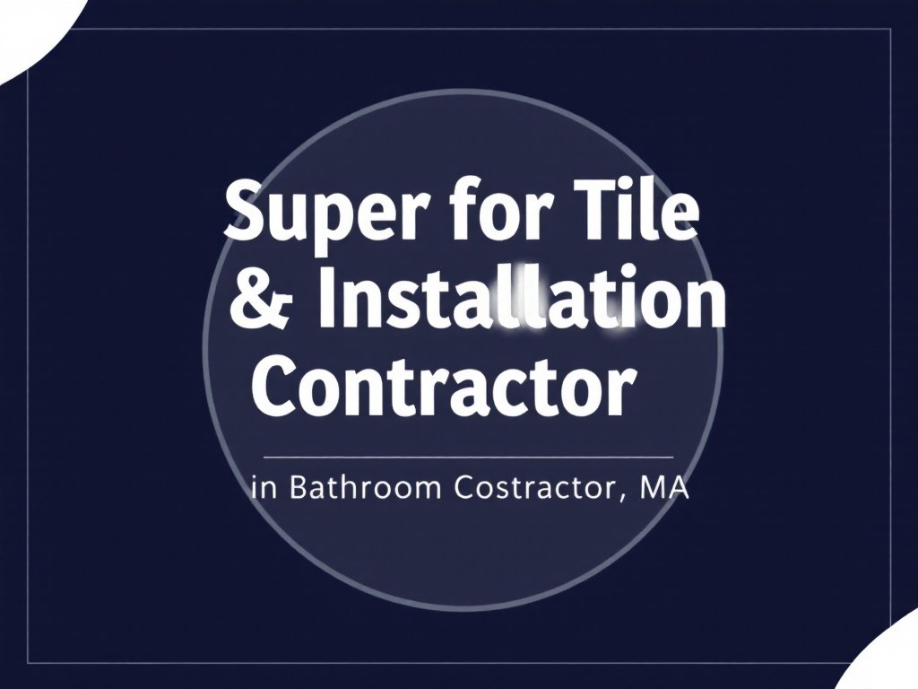 Caption: Experience the transformative power of modern design with the best tile installation contractors near Ashland, MA. A visualization of a modern and contemporary space transformed by the best tile installation contractors near Ashland, MA.