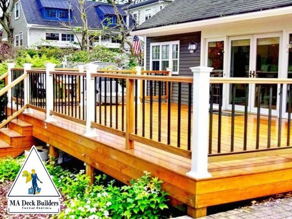 Alt text: Professional deck installation in Acton MA by top-rated companies.