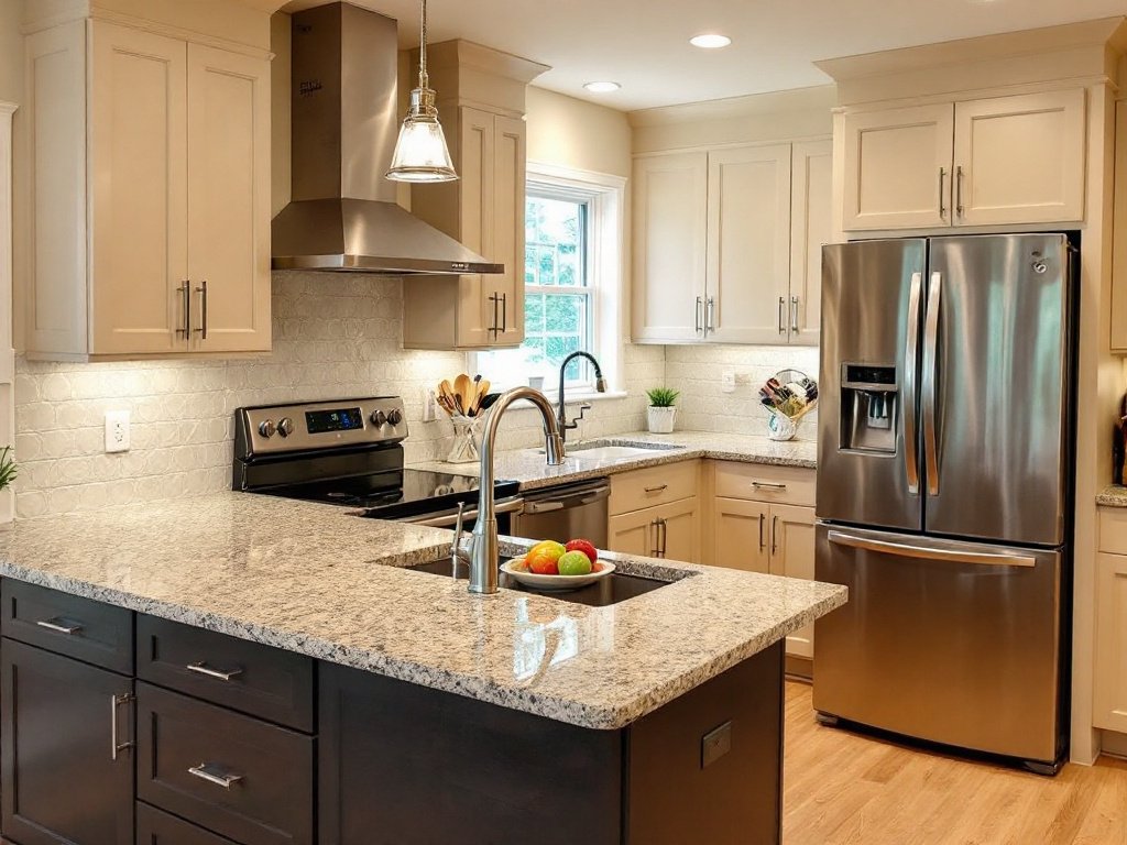 Alt Text: Professional Kitchen Remodel Contractors at work in Maynard, MA