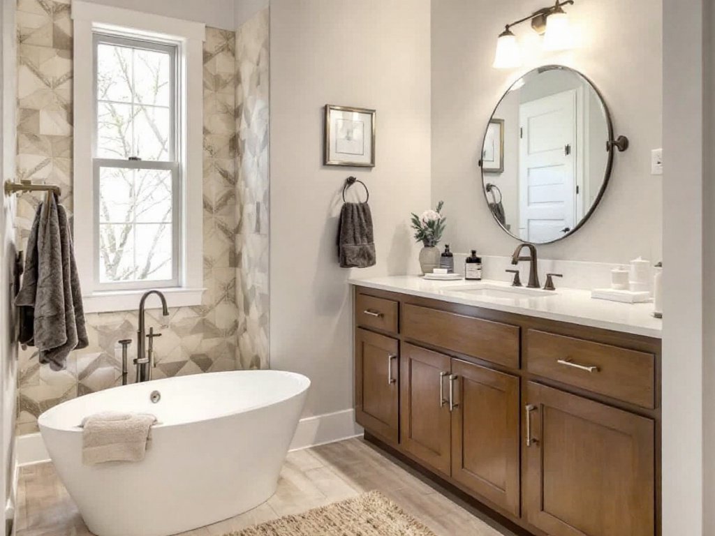 Caption: Experience the finest general construction services near Brookline, MA - where modern and contemporary design is raw and fresh. Skilled general construction contractors near Brookline, MA showcasing a modern, contemporary design on a new building.