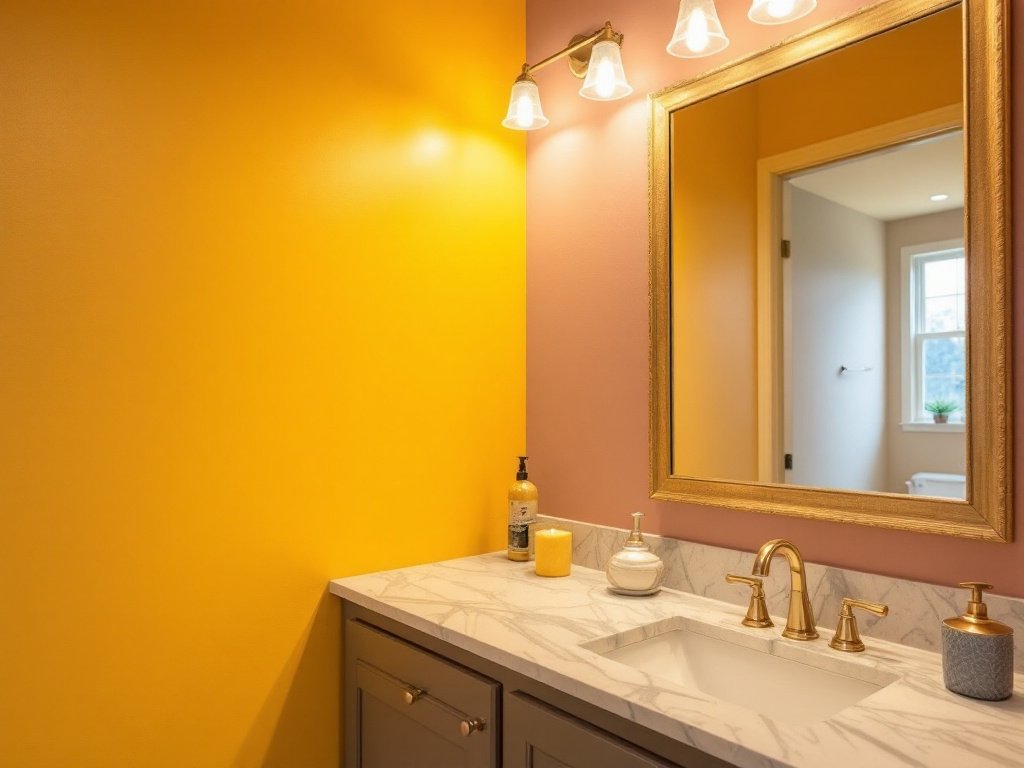 Elevate Your Living Space with our Interior Painting and Bathroom Renovation Services Professional team rendering interior painting and bathroom remodeling services for a home makeover.